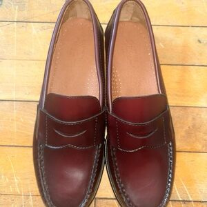 G.H. Bass Weejuns Penny burgundy Loafers Diane Style Classic,Size in Description